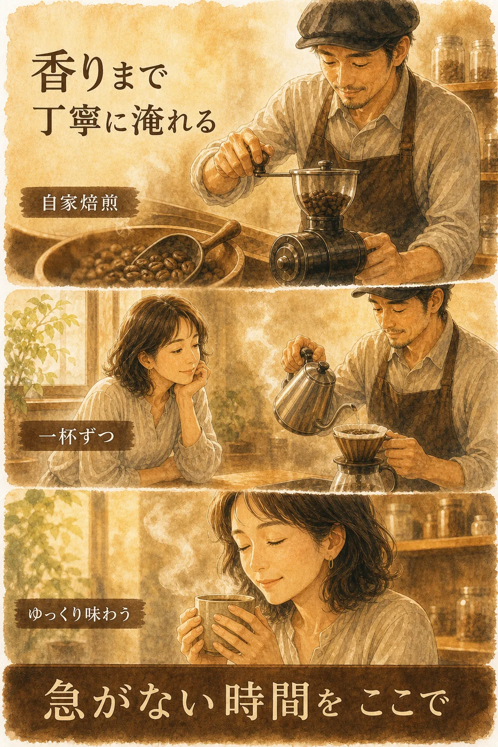MINT珈琲店 漫画LP 3場面目
